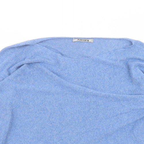 Alexara Womens Blue   Basic T-Shirt Size L