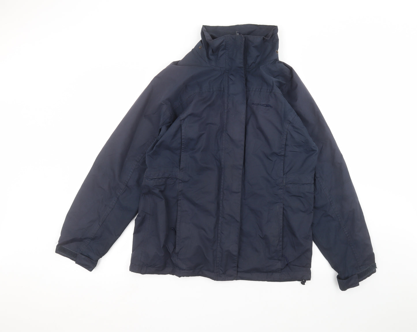 Trespass Mens Blue   Pea Coat Coat Size S