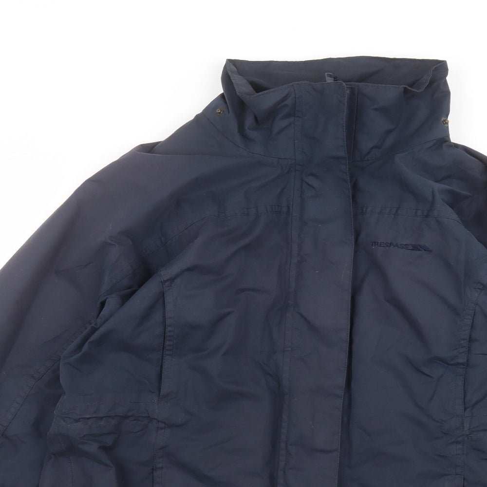 Trespass Mens Blue   Pea Coat Coat Size S