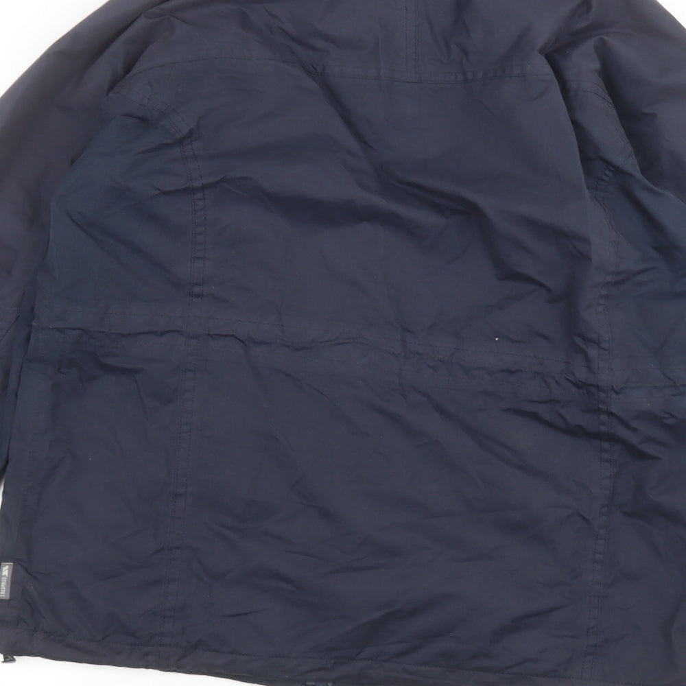 Trespass Mens Blue   Pea Coat Coat Size S
