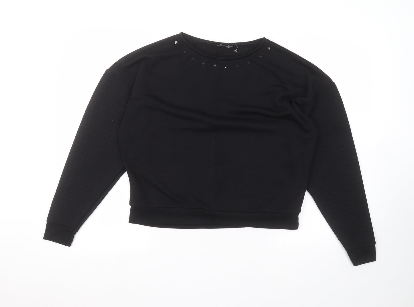 Topshop Womens Black   Pullover Jumper Size 8