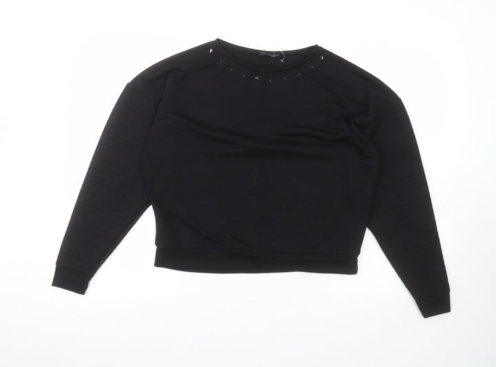 Topshop Womens Black   Pullover Jumper Size 8