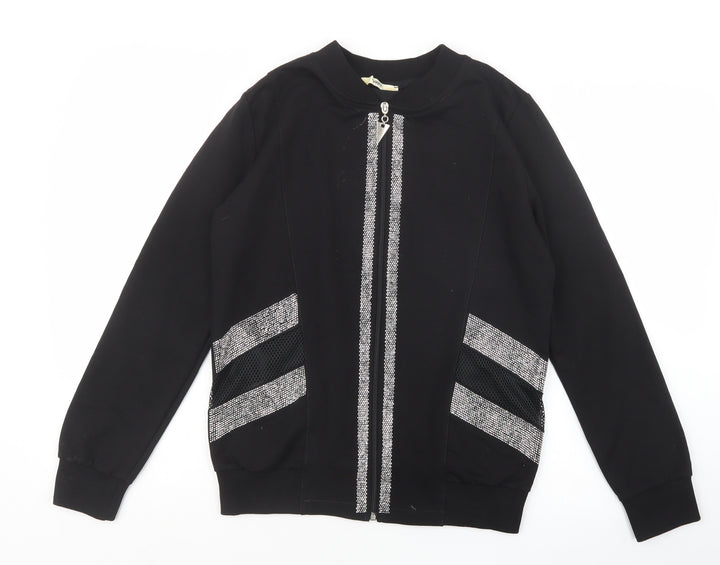 Chaput Womens Black Jacket Size M