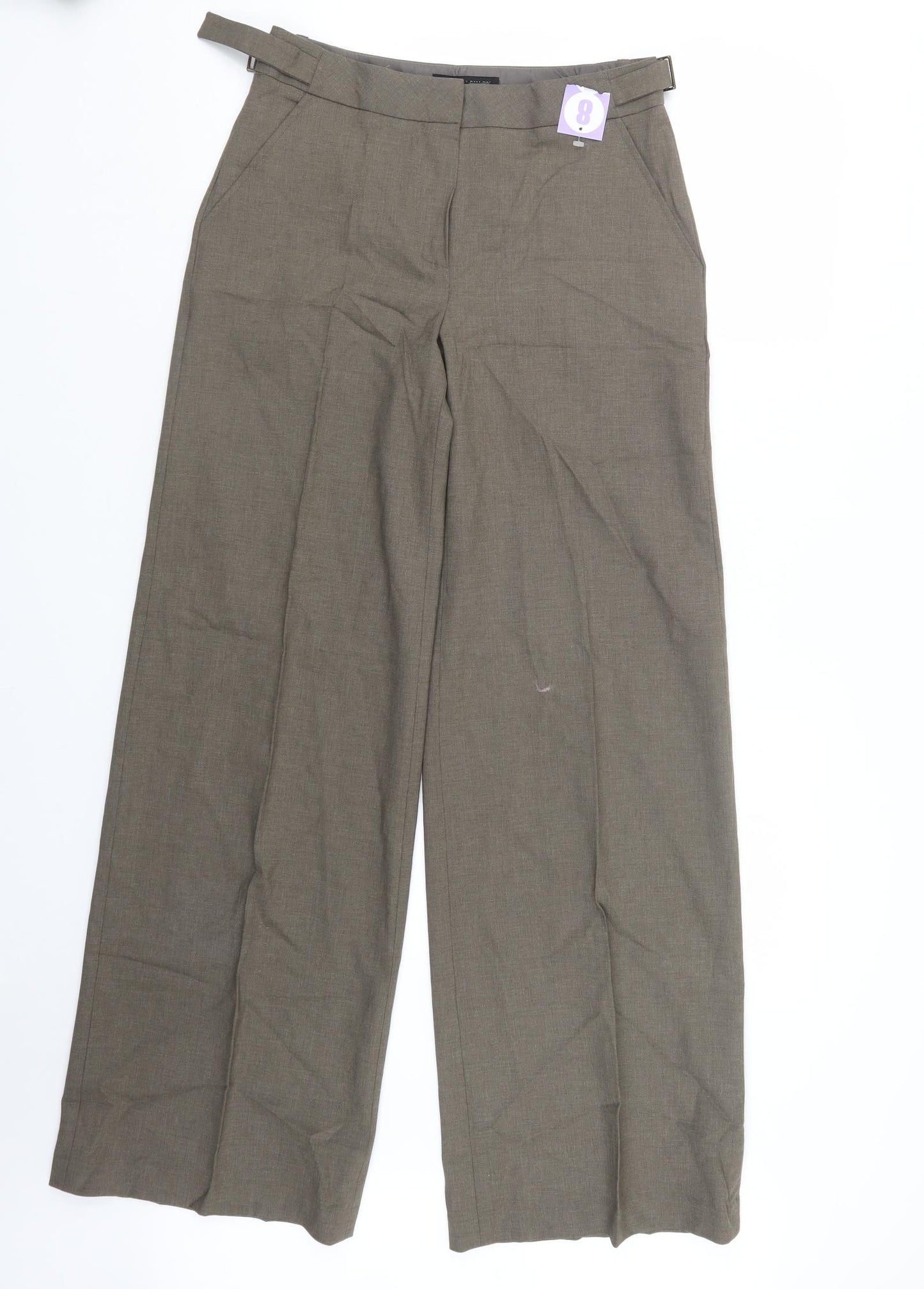 Preworn Womens Brown   Trousers  Size 8 L31 in