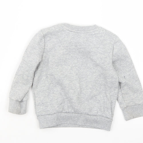 F&F Boys Grey   Pullover Jumper Size 18-24 Months