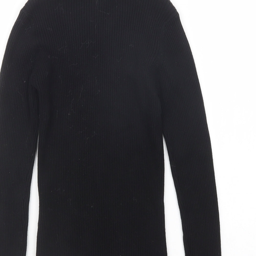 NEXT Girls Black   Pullover Jumper Size 10 Years