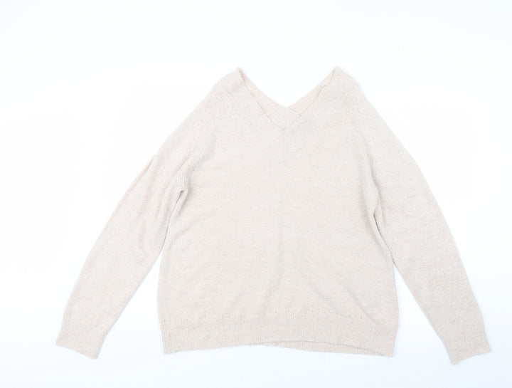 Dorothy Perkins Womens Pink  Knit Pullover Jumper Size 16