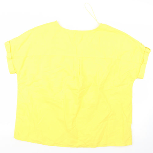 TU Womens Yellow   Basic T-Shirt Size 18