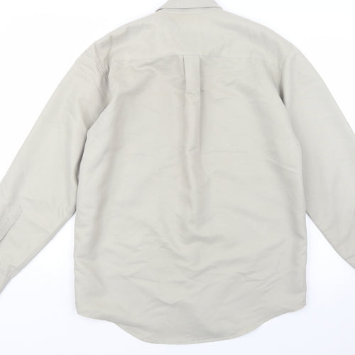 Armando Mens Beige    Button-Up Size S