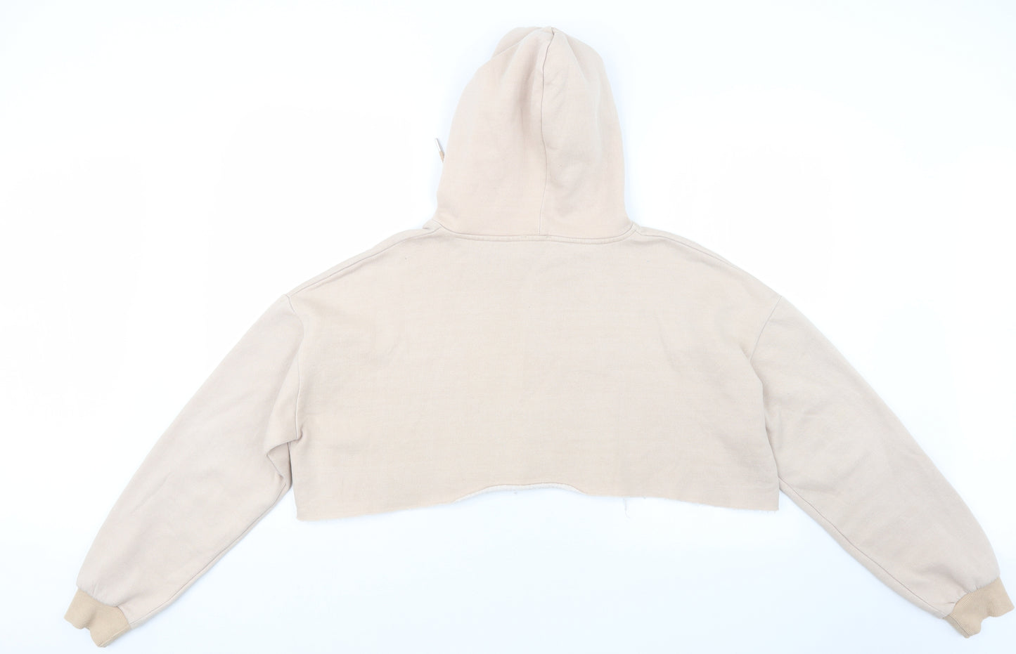 Rising Womens Beige   Pullover Hoodie Size S  - Cropped
