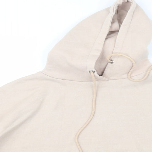 Rising Womens Beige   Pullover Hoodie Size S  - Cropped