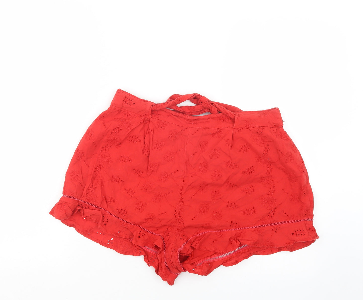 George Womens Red   Boyfriend Shorts Size 12