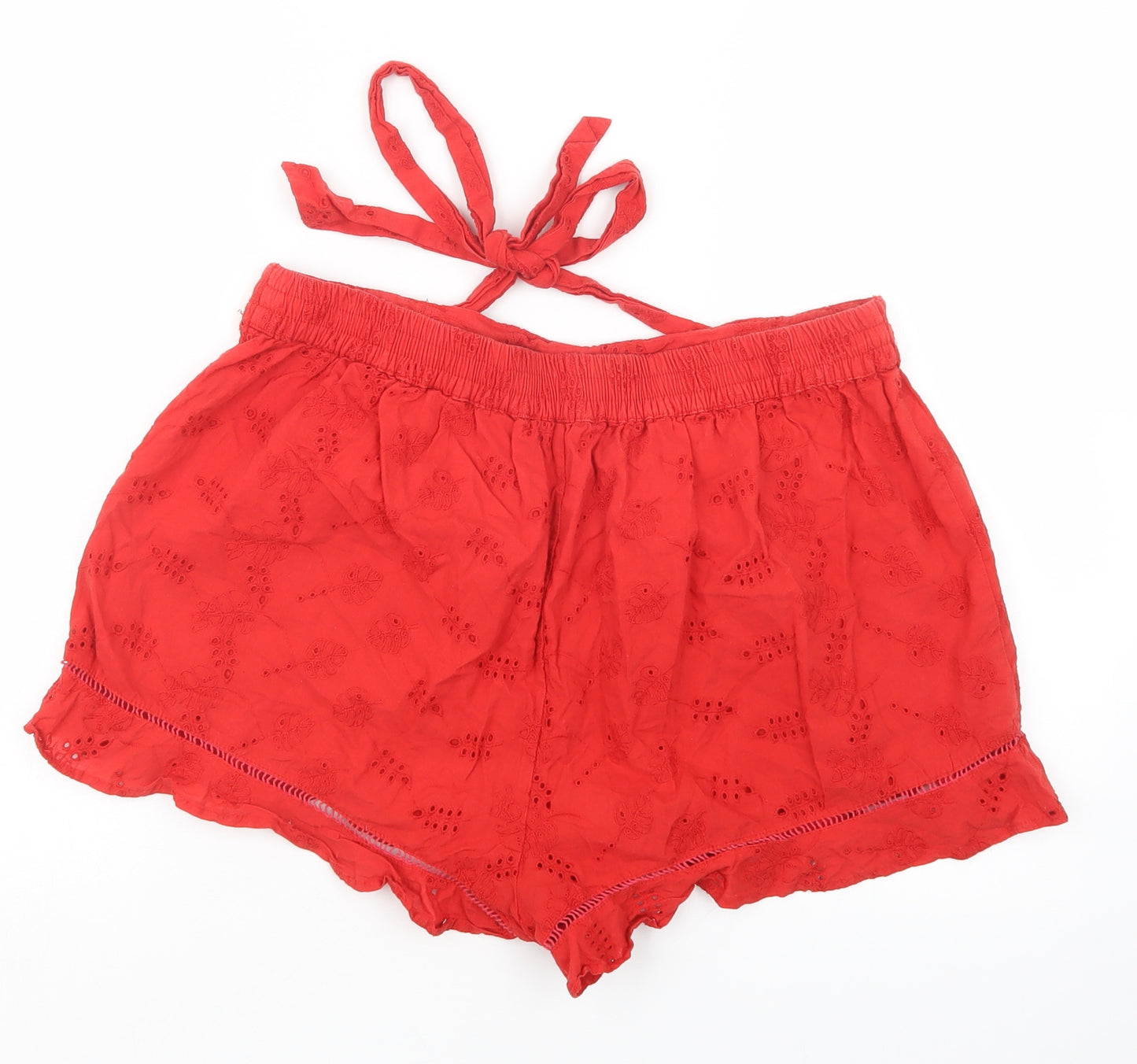 George Womens Red   Boyfriend Shorts Size 12