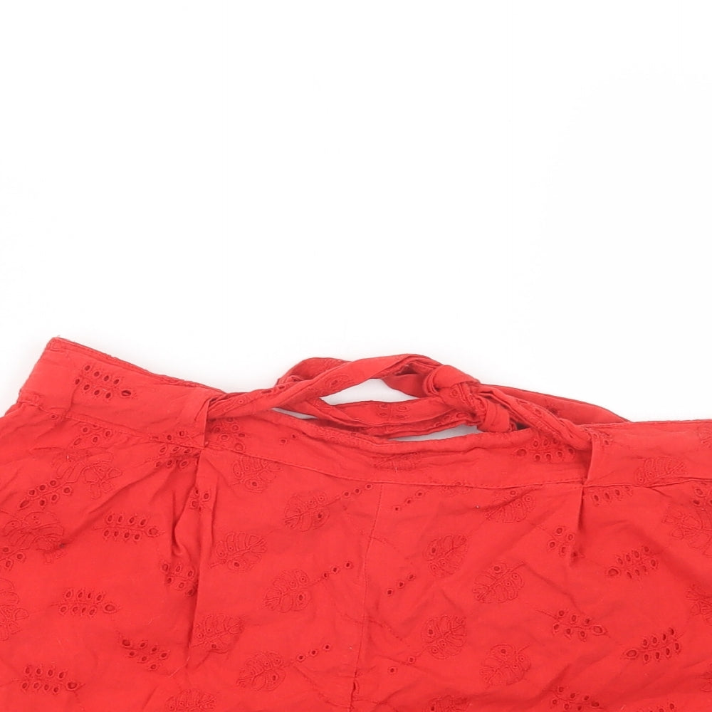 George Womens Red   Boyfriend Shorts Size 12