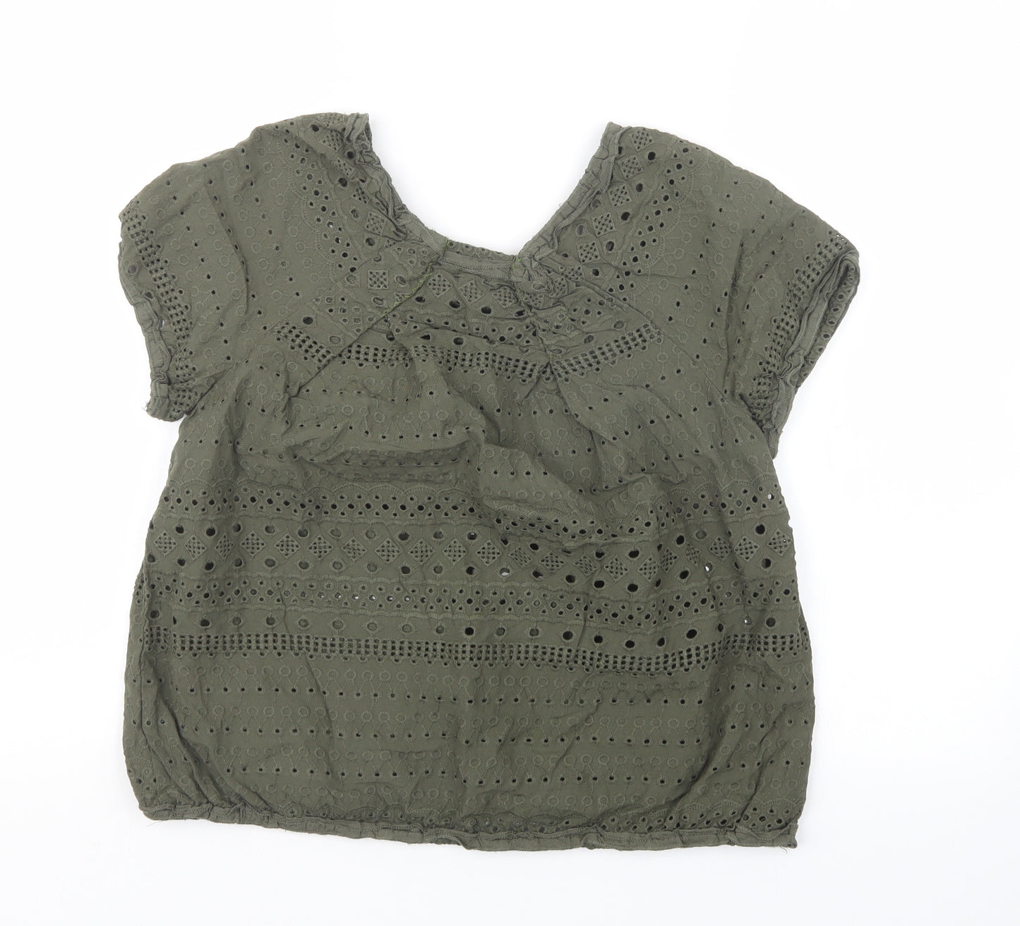 Dorothy Perkins Womens Green   Basic Blouse Size 14