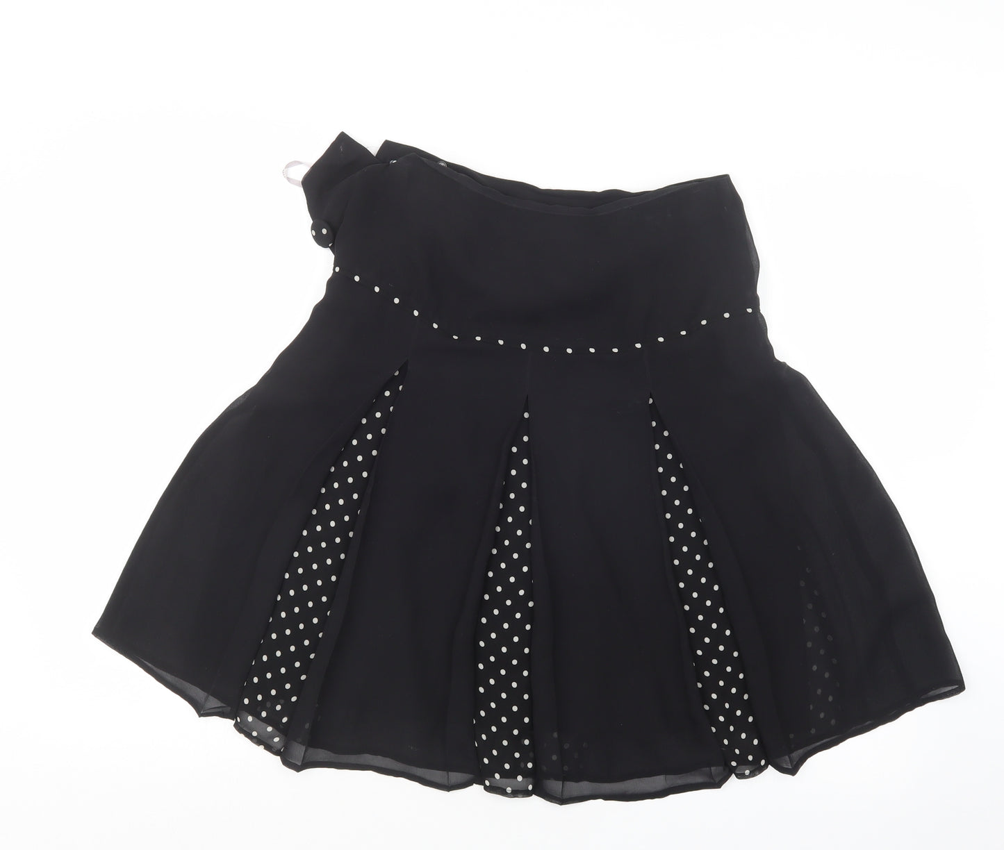 Warehouse Womens Black   A-Line Skirt Size 8