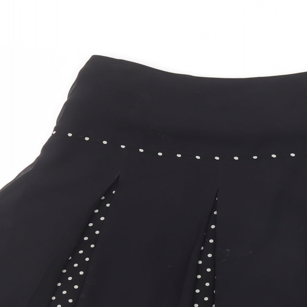 Warehouse Womens Black   A-Line Skirt Size 8