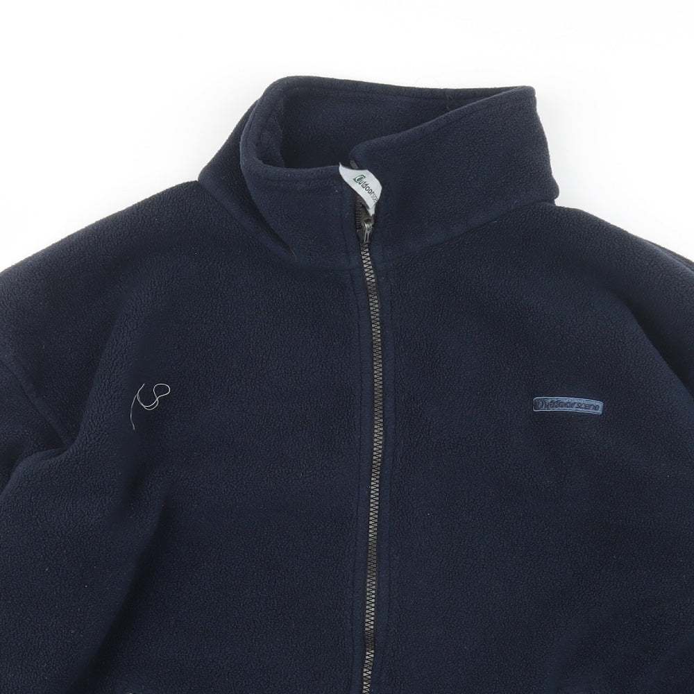 Outdoor Scene  Mens Blue   Jacket  Size M