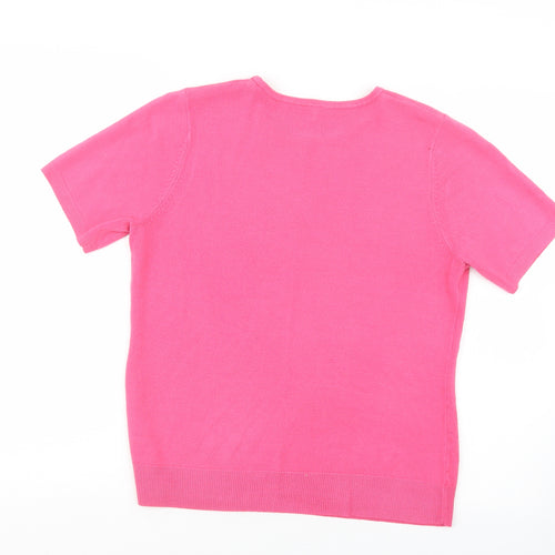 BHS Womens Pink  Knit Pullover Jumper Size 14