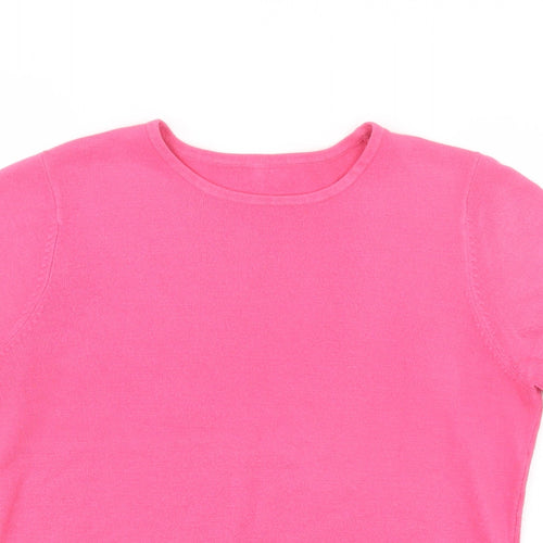 BHS Womens Pink  Knit Pullover Jumper Size 14