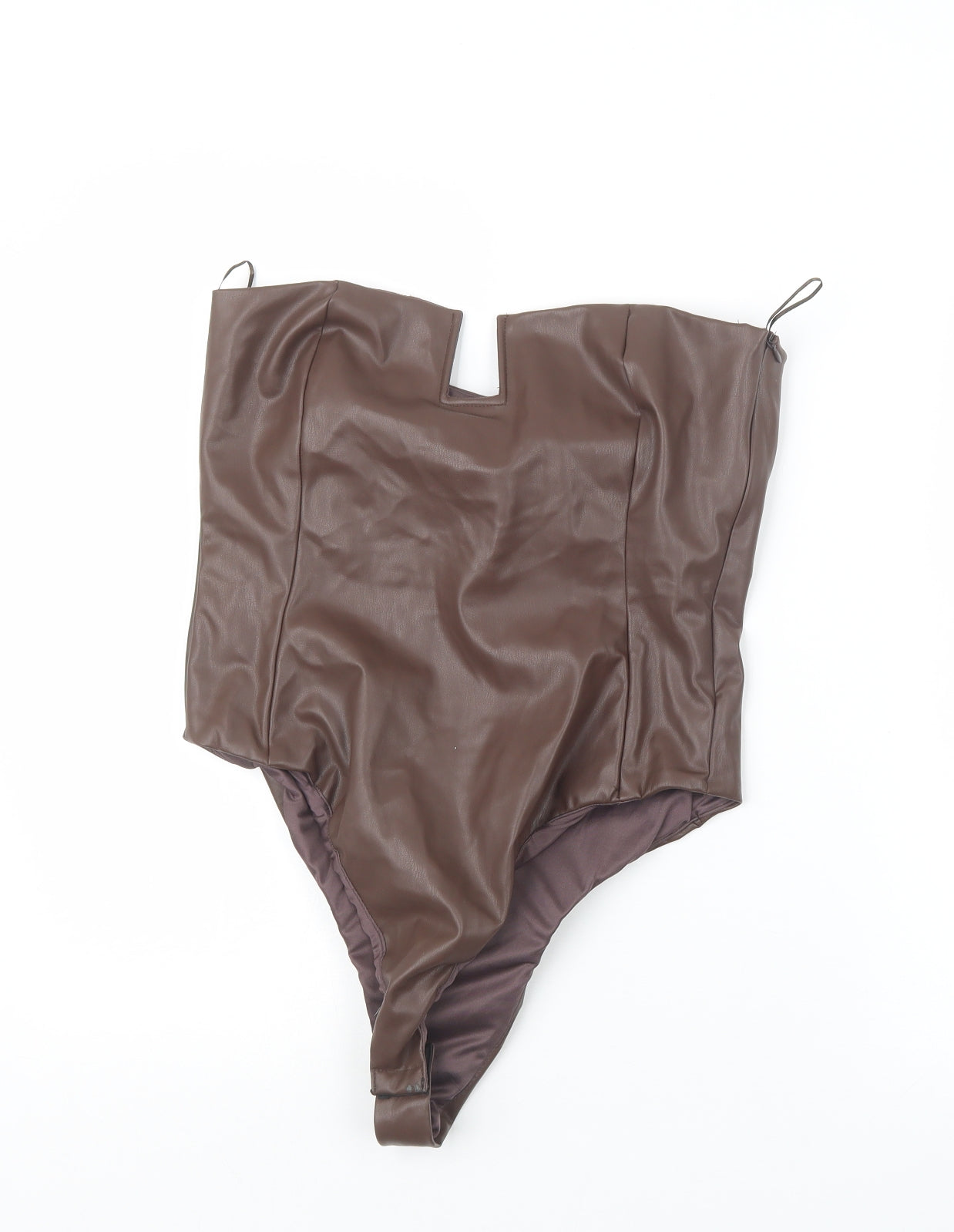 Zara Womens Brown   Bodysuit One-Piece Size L
