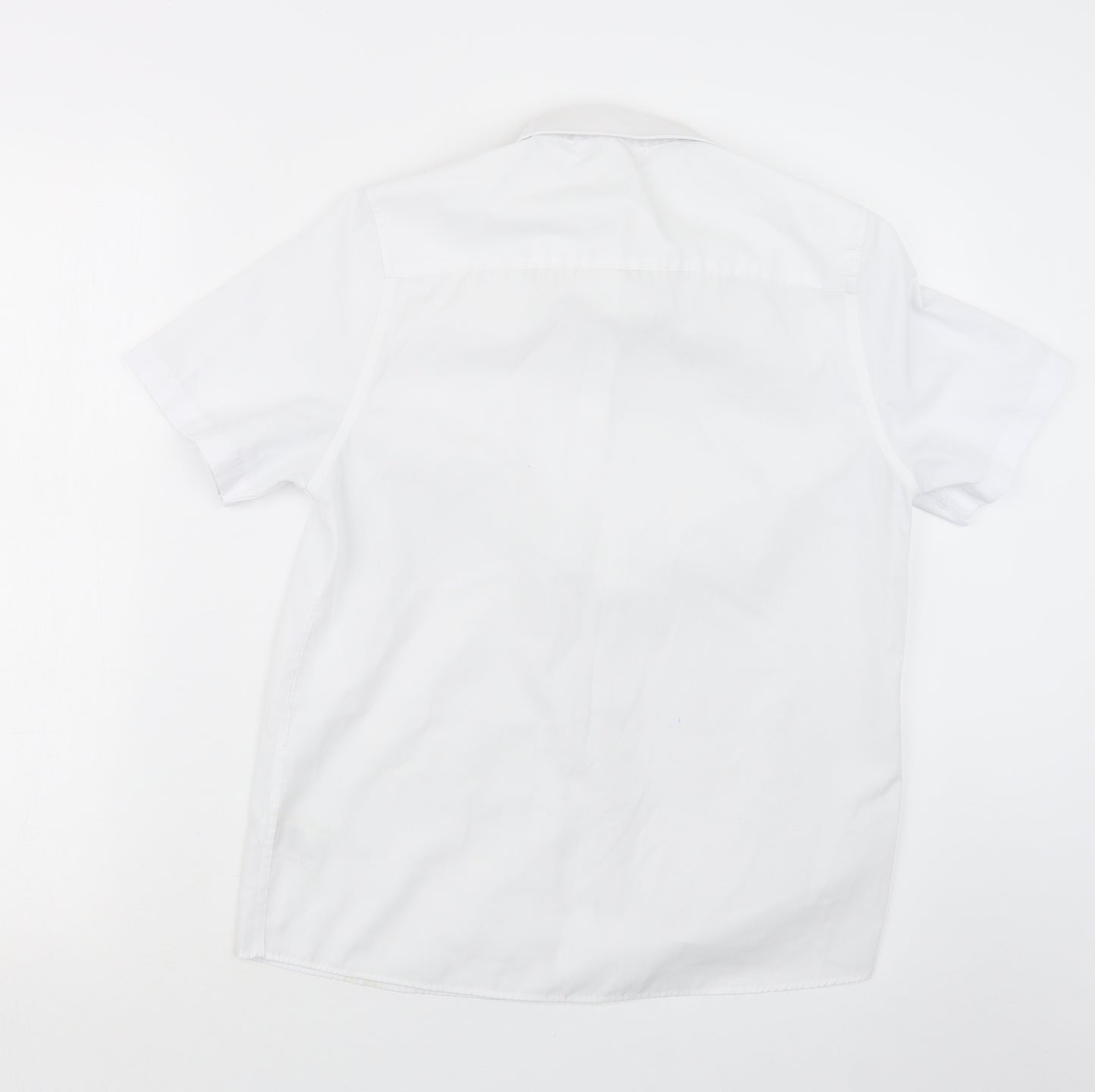 Marks and Spencer Girls White   Basic Button-Up Size 13-14 Years