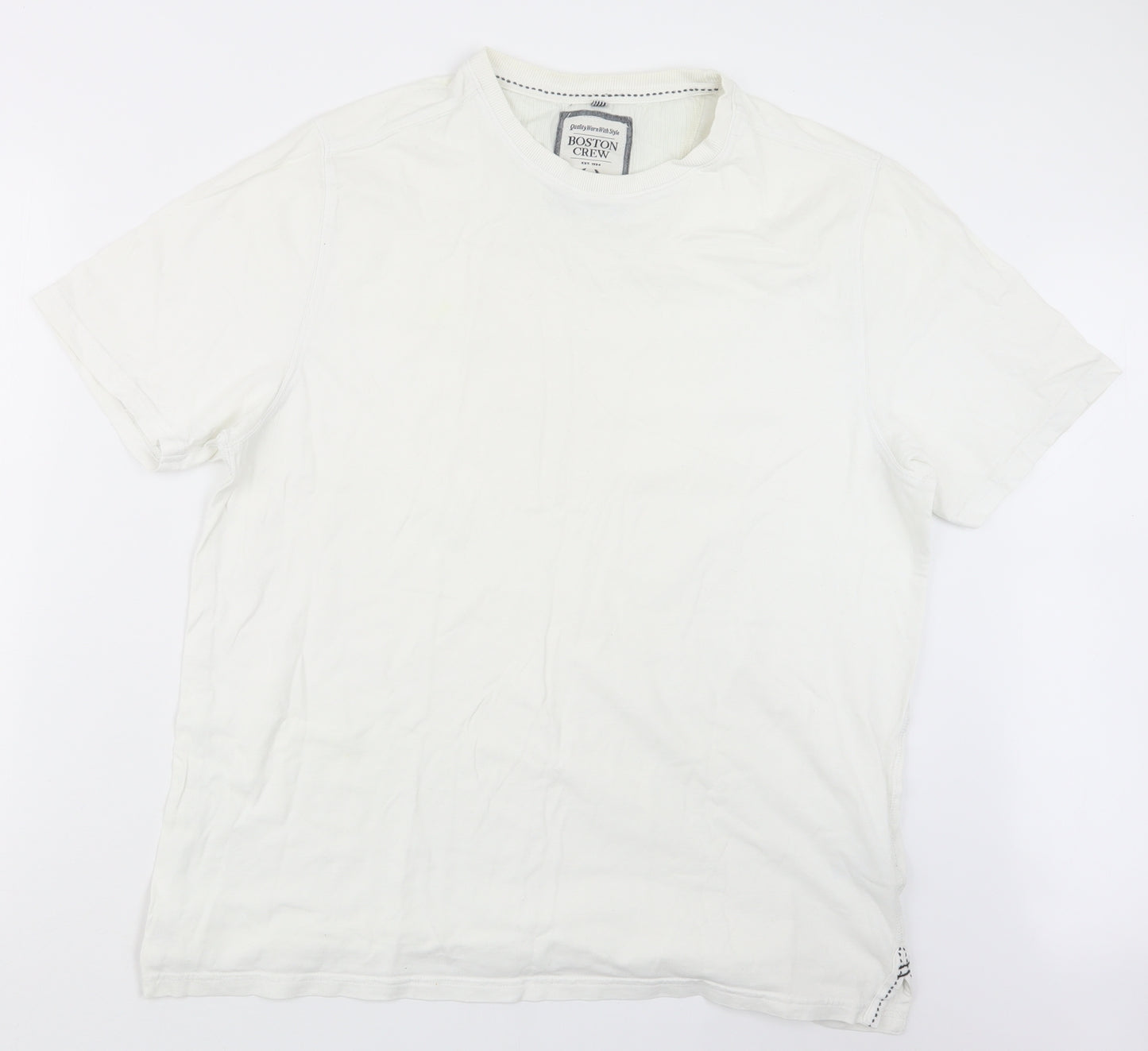 George Mens White    T-Shirt Size XL