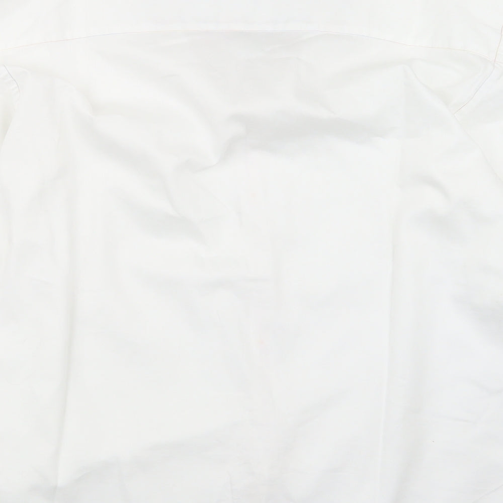 Claudio Lugli Mens White    Button-Up Size 2XL