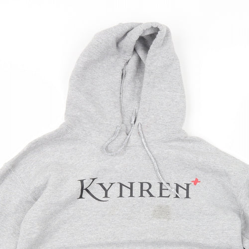 Gildan Mens Grey   Pullover Hoodie Size S