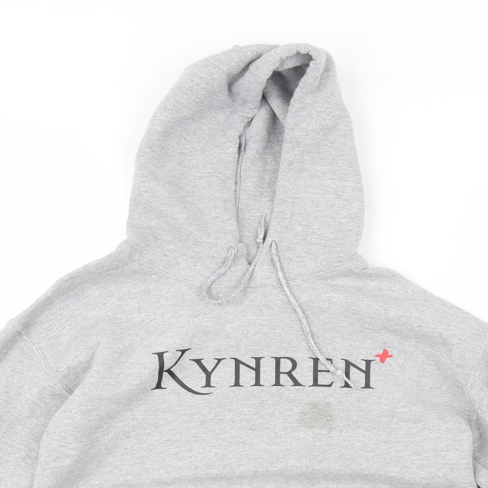 Gildan Mens Grey   Pullover Hoodie Size S