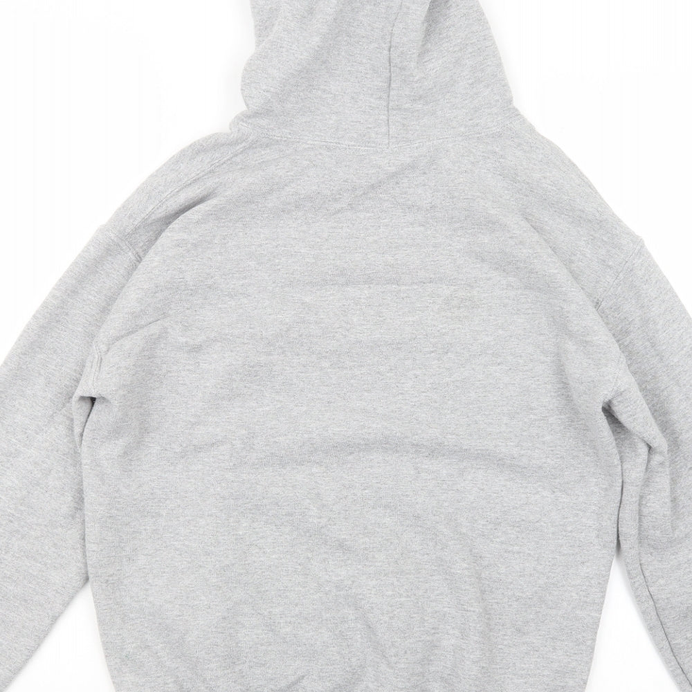 Gildan Mens Grey   Pullover Hoodie Size S