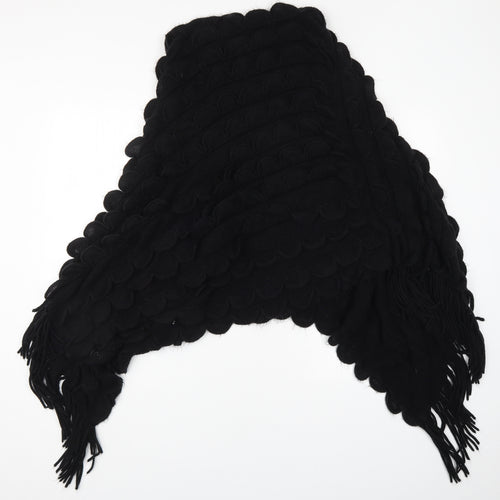 Debenhams Mens Black  Knit Jacket Poncho One Size