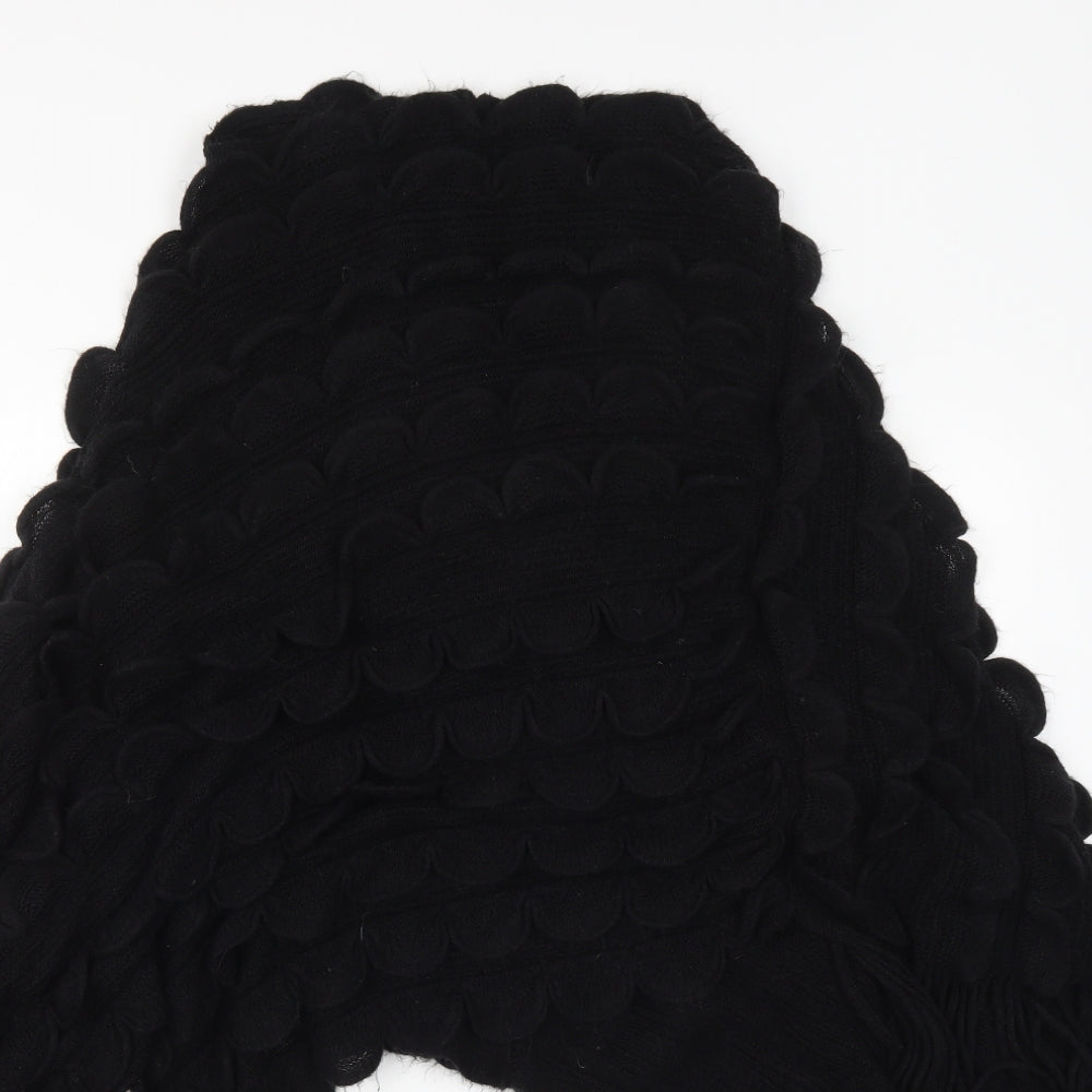 Debenhams Mens Black  Knit Jacket Poncho One Size