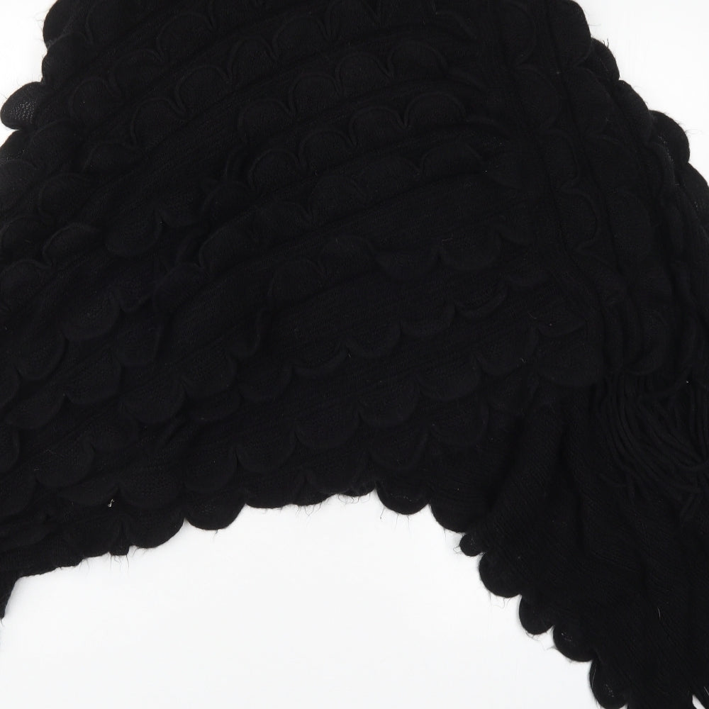 Debenhams Mens Black  Knit Jacket Poncho One Size
