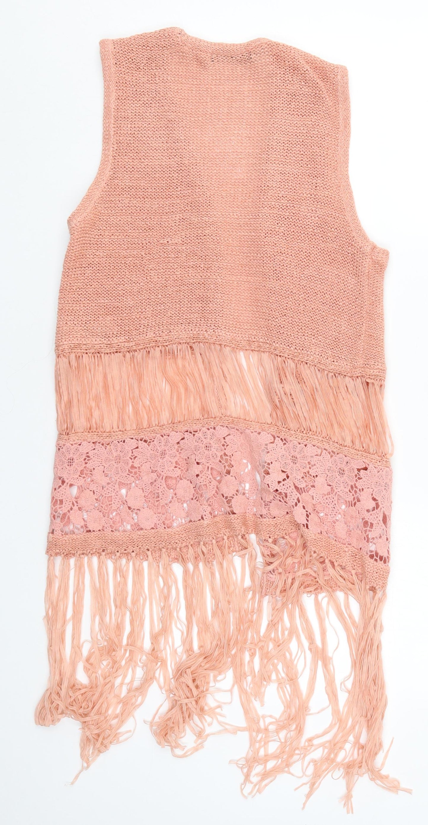 George Womens Pink  Knit Cardigan Jumper Size S
