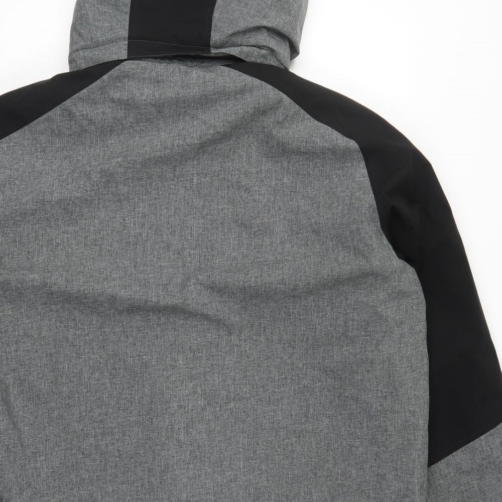 Hawke&Co Mens Grey   Overcoat Coat Size XL