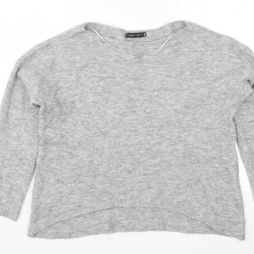 Preworn Womens Grey  Knit Pullover Jumper Size M