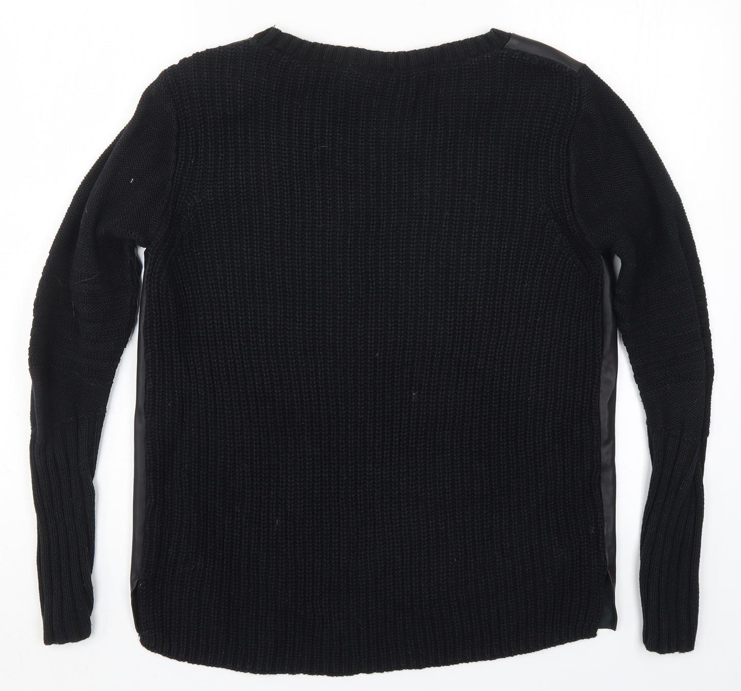 VILA Womens Black  Knit Pullover Jumper Size L