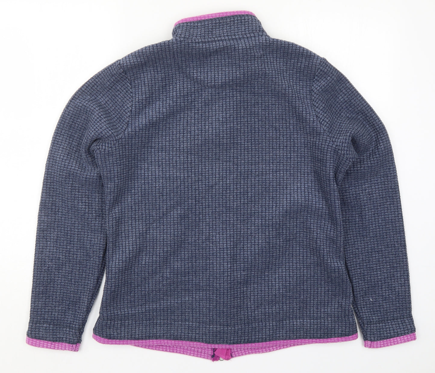 Weird Fish Womens Blue  Fleece Jacket  Size 12