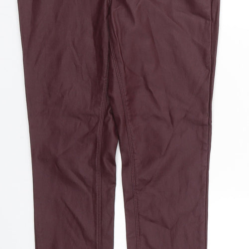 NEXT Womens Red   Carrot Trousers Size 12 L29 in
