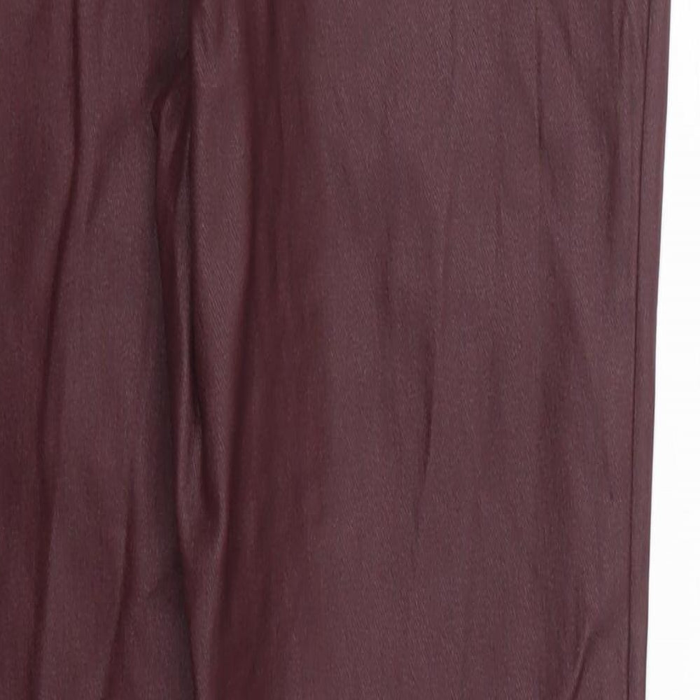 NEXT Womens Red   Carrot Trousers Size 12 L29 in