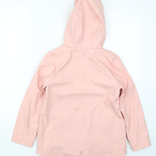 Primark Girls Pink   Rain Coat Coat Size 8-9 Years