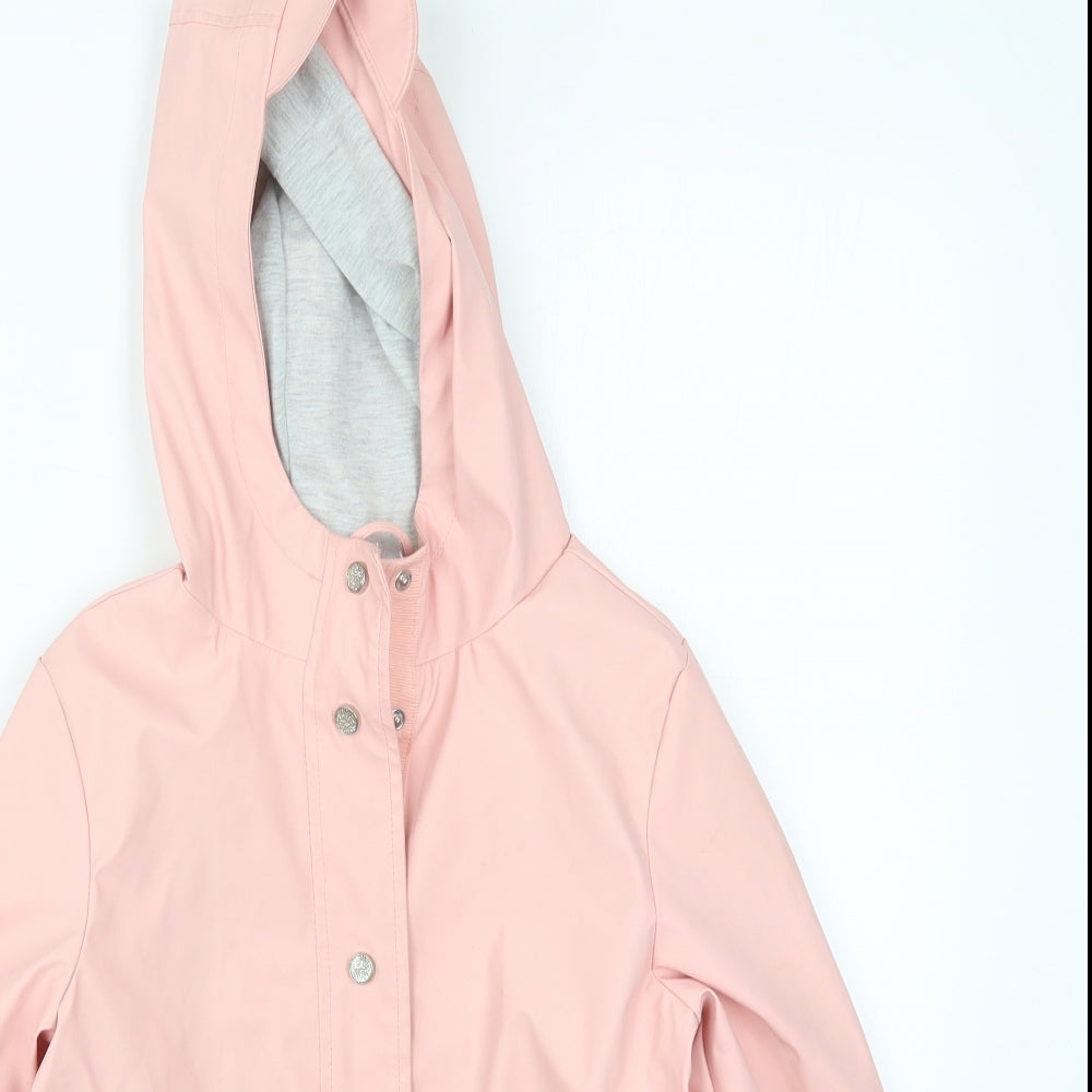 Primark Girls Pink   Rain Coat Coat Size 8-9 Years