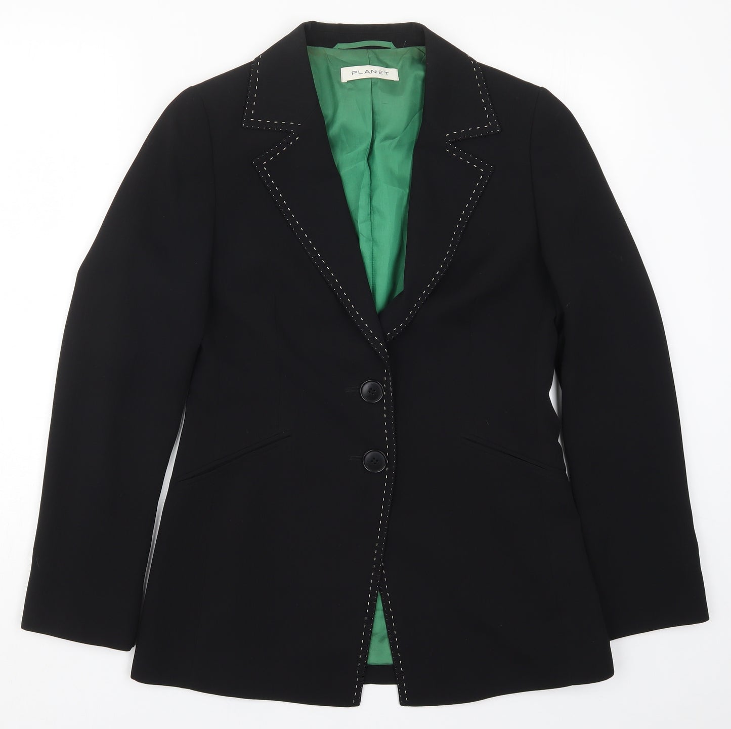 Planet Womens Black   Jacket Suit Jacket Size 8