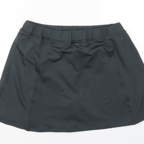Masita Womens Grey   Skater Skort Size 18