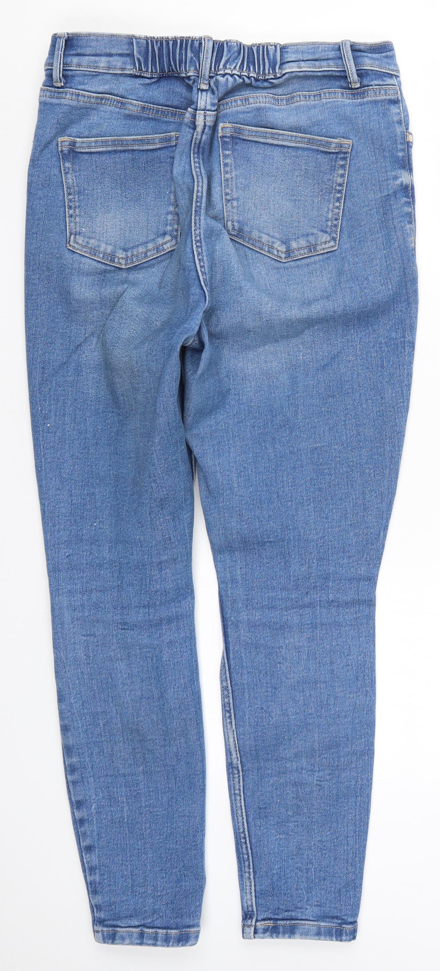 NEXT Womens Blue  Denim Skinny Jeans Size 14 L28 in