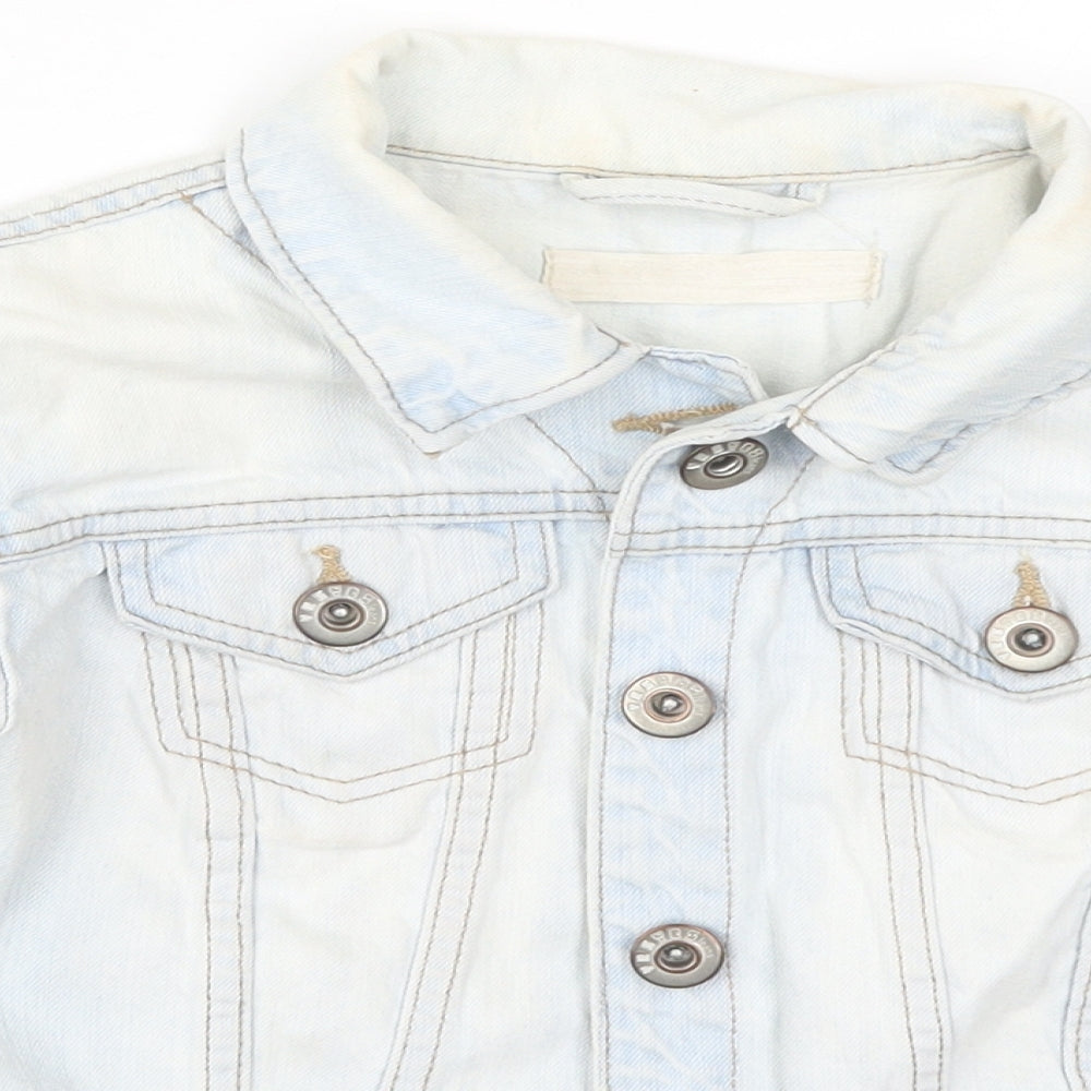 Yes Yes Womens Blue  Denim Jacket  Size 8