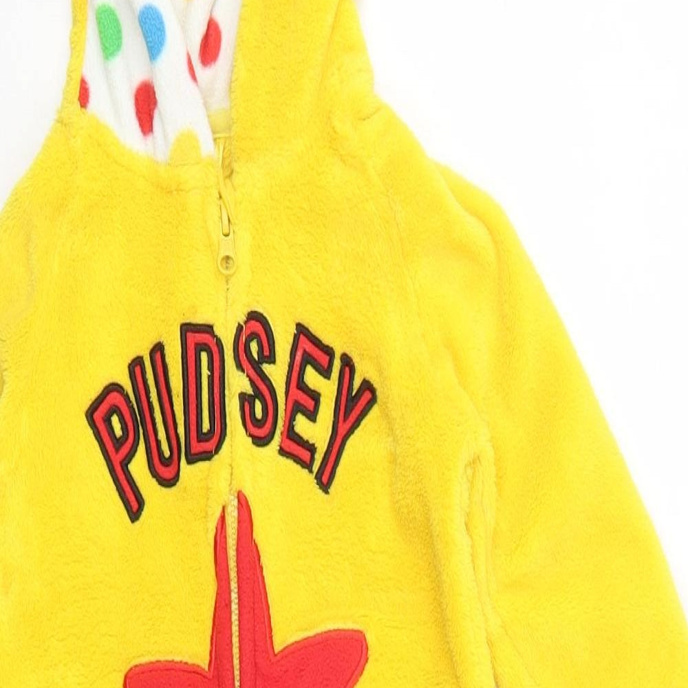 George Boys Yellow Solid   One Piece Size 2-3 Years  - Pudsey Bear