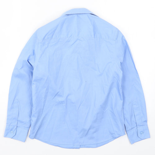 Marks and Spencer Boys Blue   Basic Button-Up Size 8-9 Years