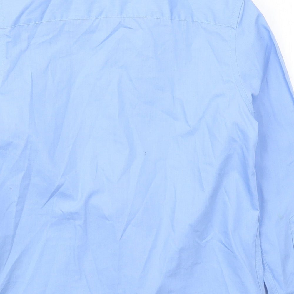 Marks and Spencer Boys Blue   Basic Button-Up Size 8-9 Years